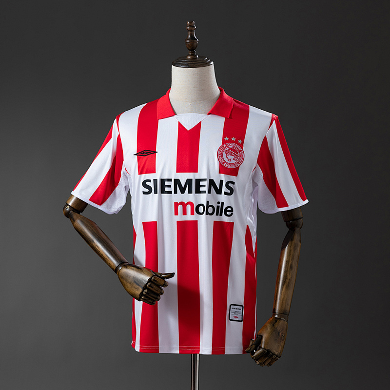 Olympiacos 04-05 Home Retro Jersey S-XXL